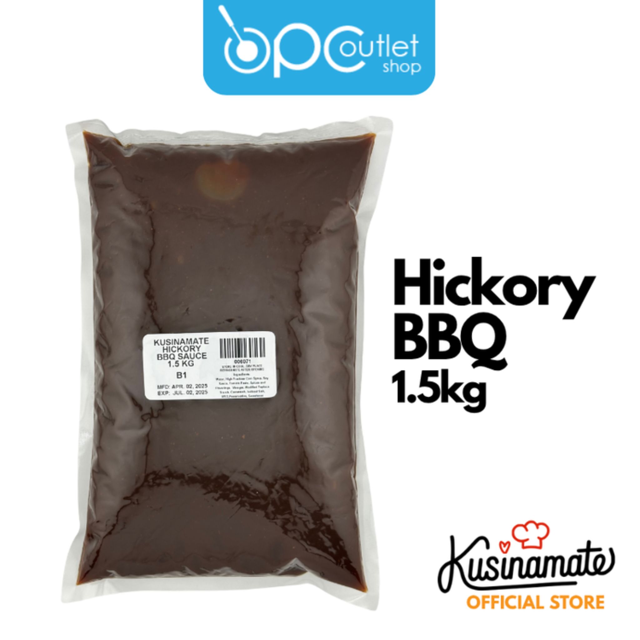 Kusinamate Hickory BBQ Sauce 1.5 L
